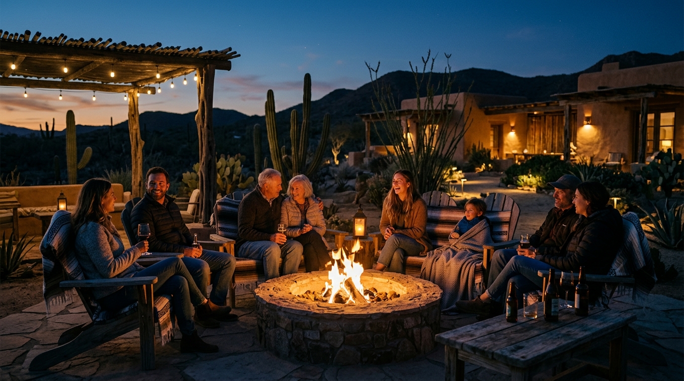Fogatas y convivencia en Rancho El Cocula